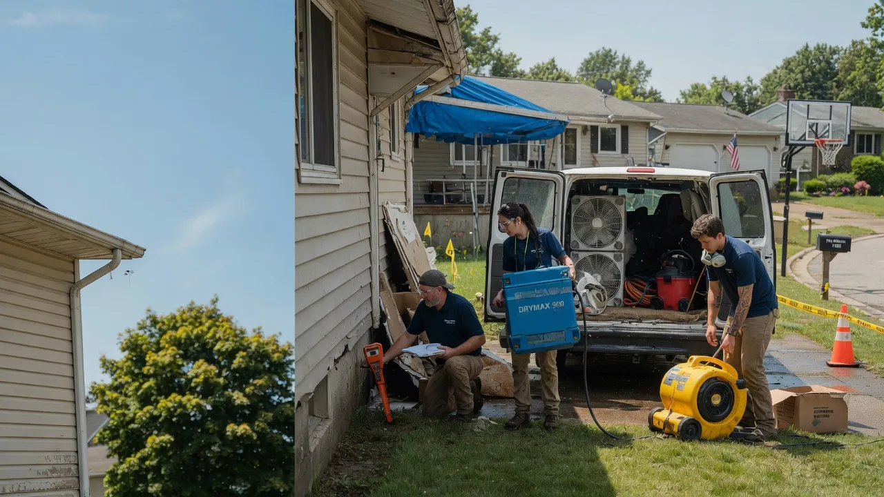 Ceiling Leak Cleanup in East Rochester, OH near me